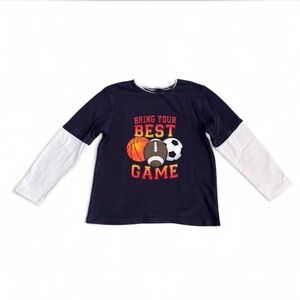 Jumping Beans Boys Multi-Sport Long Sleeve Graphic Tee Size 5/6
